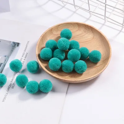 04 mint green Помпоны смешанных цветов, кашемировый помпон, плюшевый шар, пушистые плюшевые изделия, домашний декор, 15 мм помпон, товары для рукоделия - Цвет: 04 mint green