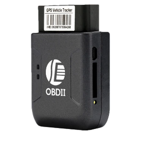 Black OBD2 gps трекер автомобильный трекер в режиме реального времени GSM отслеживающее устройство TK206 гео-забор сверхскоростная вибрационная сигнализация, отслеживающая движение веб-приложение отслеживание - Цвет: Black