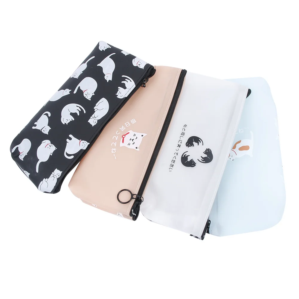 Новинка кошки силиконовый чехол для карандашей канцелярские принадлежности