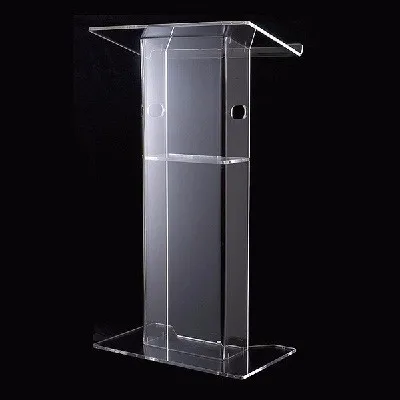 

Free Shipping clean delicate acrylic pulpit/ modern design acrylic / crystal pulpit of the church
