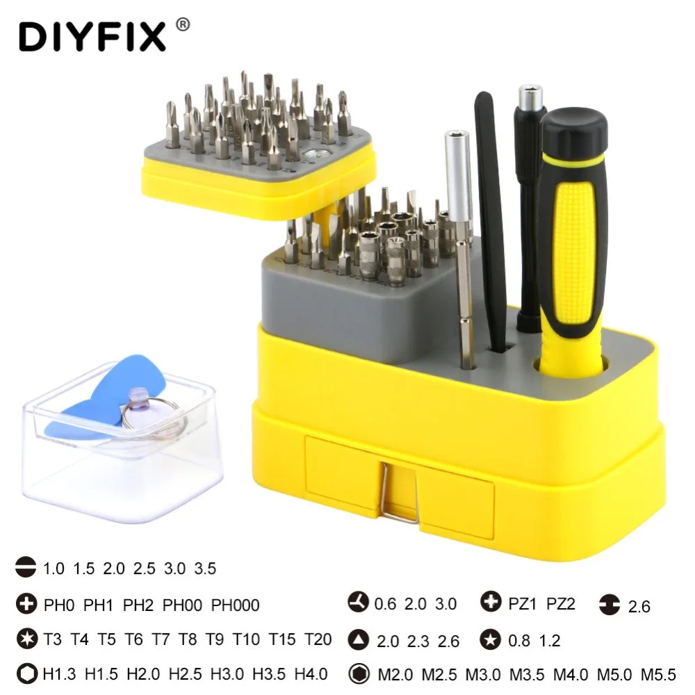 

55 in 1 Precision Screwdriver Set Multi-function Computer PC Camera Tablet Digital Electronic Device CellPhone Repair Tools Kit