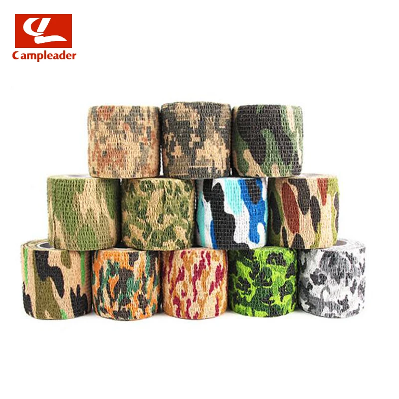 Self-adhesive telescopic camouflage tape outdoor bionic non-woven jungle hunting riding | Спорт и развлечения