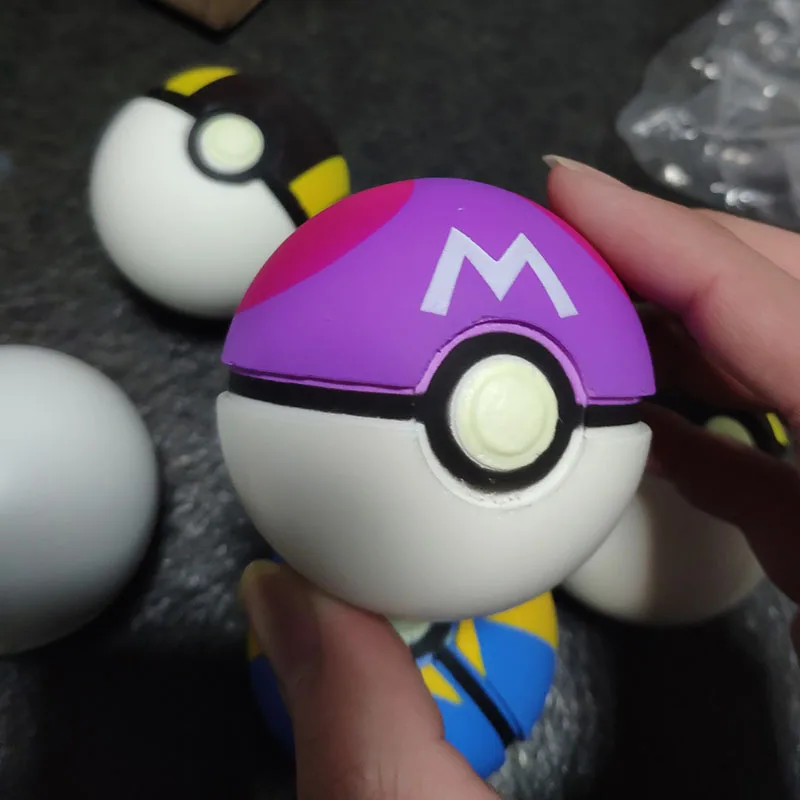 Takara Tomy Pokemon оригинальная гибкая модель Pokeball игрушки 3 цвета Pokemon Pokeball фигурка игрушка подарки игрушки для детей