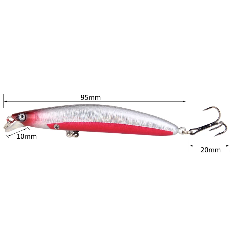 SEAPESCA 9 5 см 9.g Minnow Рыболовная Приманка Crankbait Peche Bass Trolling iscas artificiais жесткая приманка