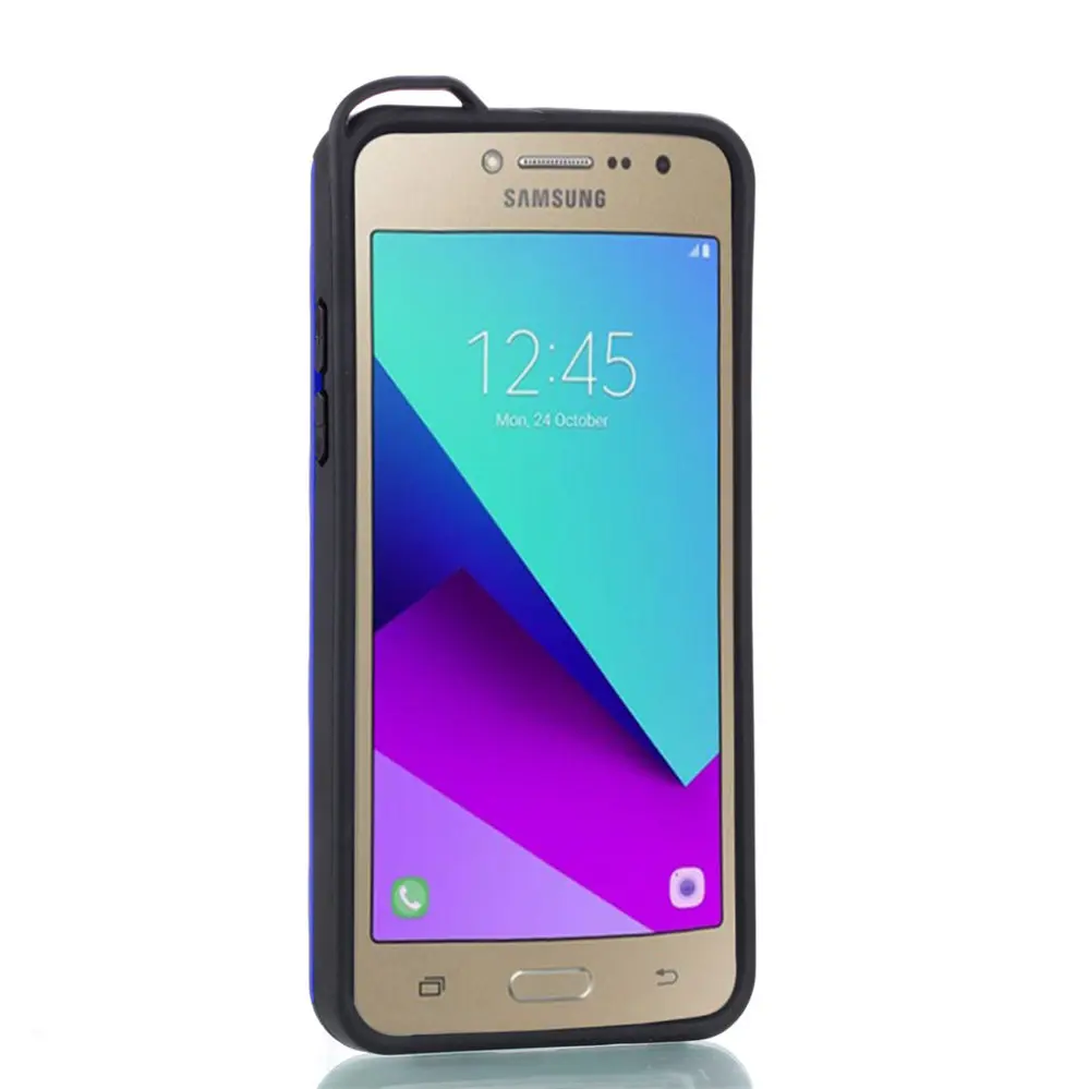 Для Samsung Galaxy J2 премьер [Шарм] волновой точки и twill Hybrid PC + TPU Броня чехол со