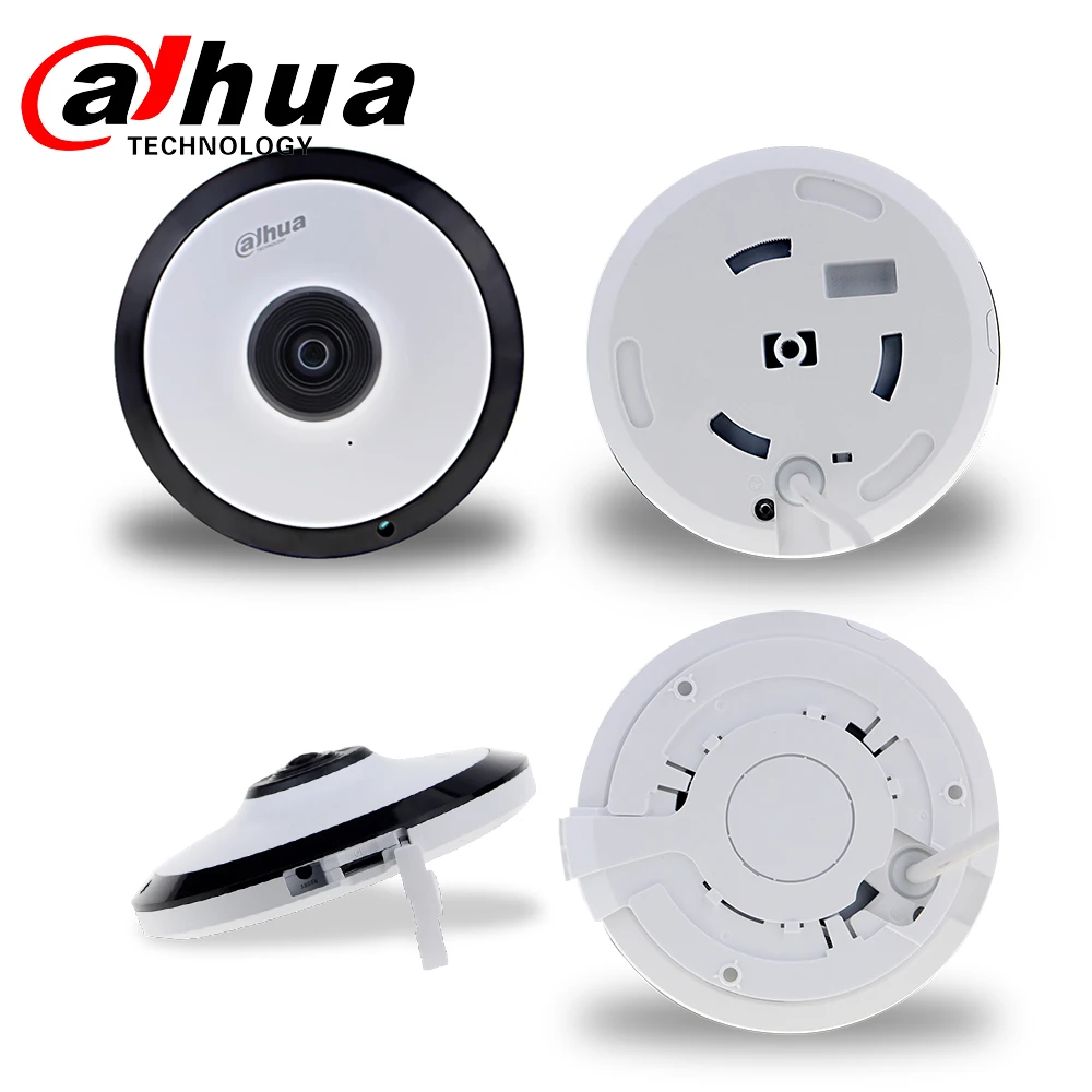 Dahua DH IPC-EW4431-ASW 4MP панорамная сетевая ip-камера рыбий глаз wifi H.265 микрофон Слот Аудио Сигнализация cctv камера безопасности