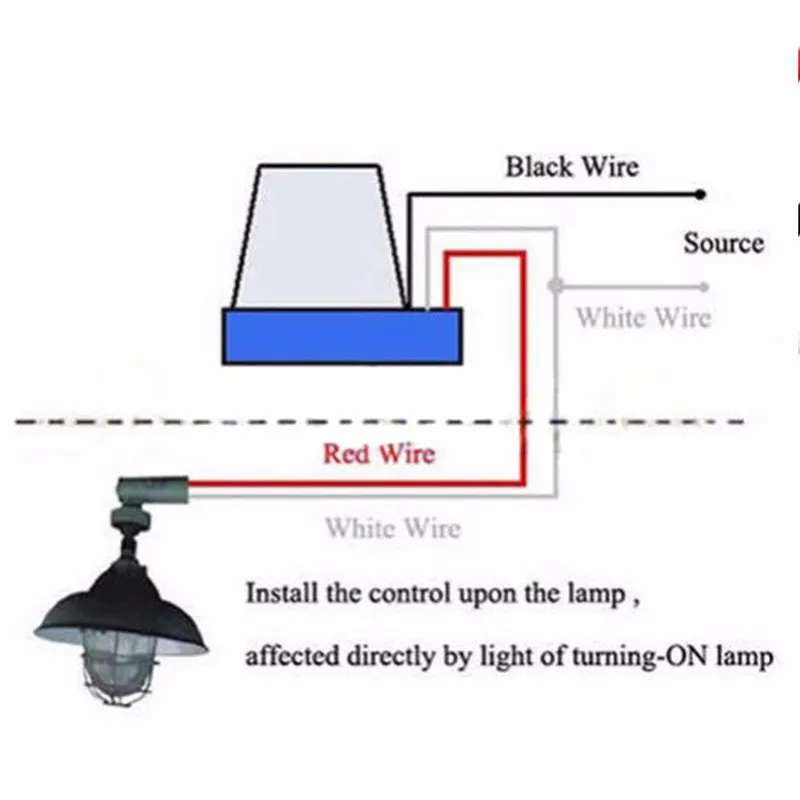 Переключатель света автоматический вкл./выкл. 110 В переменного тока 10 А 50-60 Гц |