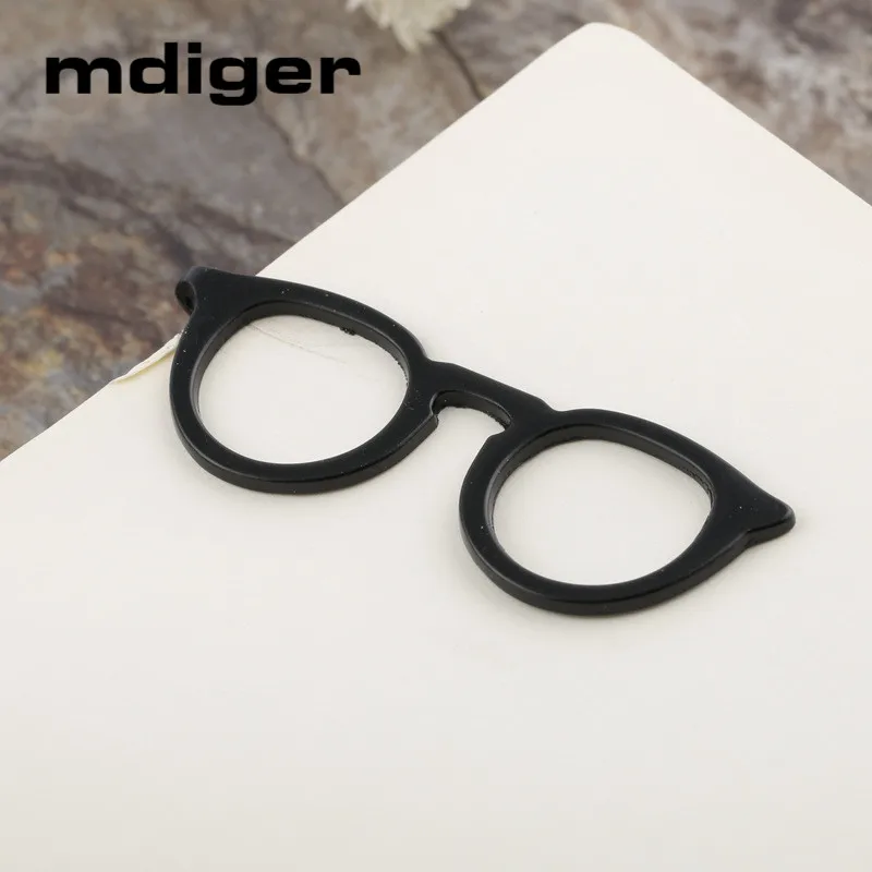 Mdiger Брендовые мужские официальные Зажимы для галстука мужчин черные очки