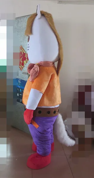 Высококачественный костюм коня-маскота книга Необычные платья для косплея