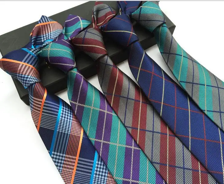 Мужской галстук в клетку высокой плотности модель 2017 18 цветов|plaid tie|ties tiesmens plaid tie |