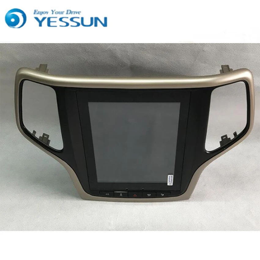 Yessun Android автомобильный навигатор gps для Jeep Grand Cherokee большой экран HD сенсорный экран Мультимедиа стерео плеер Аудио Видео Радио