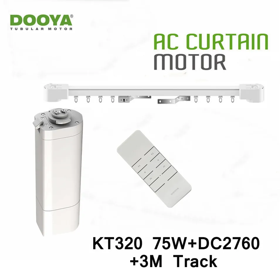 Dooya домашняя Автоматизация Электрический двигатель для штор KT320E 75 Вт + DC2760 2