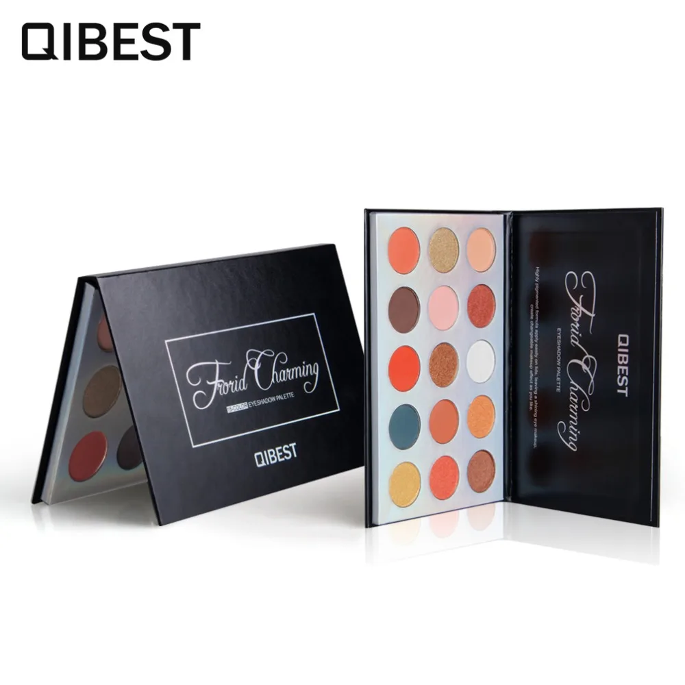 15 Colors Shimmer Matte Eyeshadow Palette Makeup Kit Pigment Eye Shadow Nude Cosmetics Long-Lasting Waterproof |