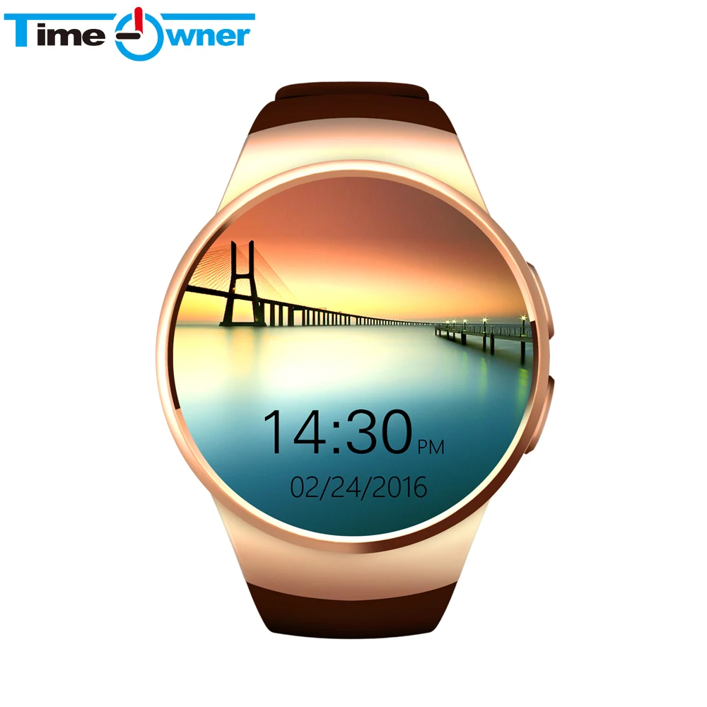 Умные часы Time Owner KW18 Android Bluetooth пульсометр для Huawei Xiaomi Samsung IOS Смарт Поддержка SIM TF