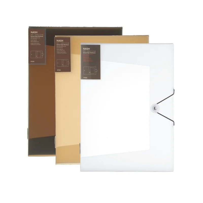 Папка для хранения данных Coloffice в японском стиле тонкая коробка файлов