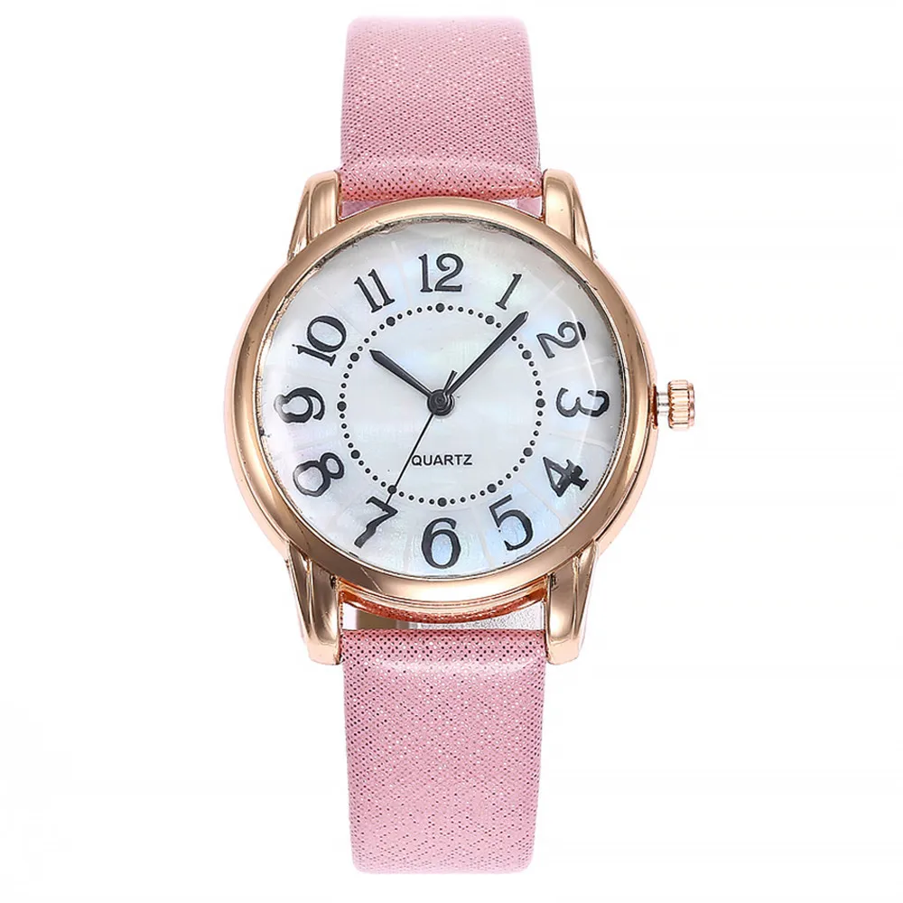 Vansvar Women Wristwatches Casual Quartz Leather Band Newv Strap Analog watch ladies clock women 2021 woman watches | Наручные часы