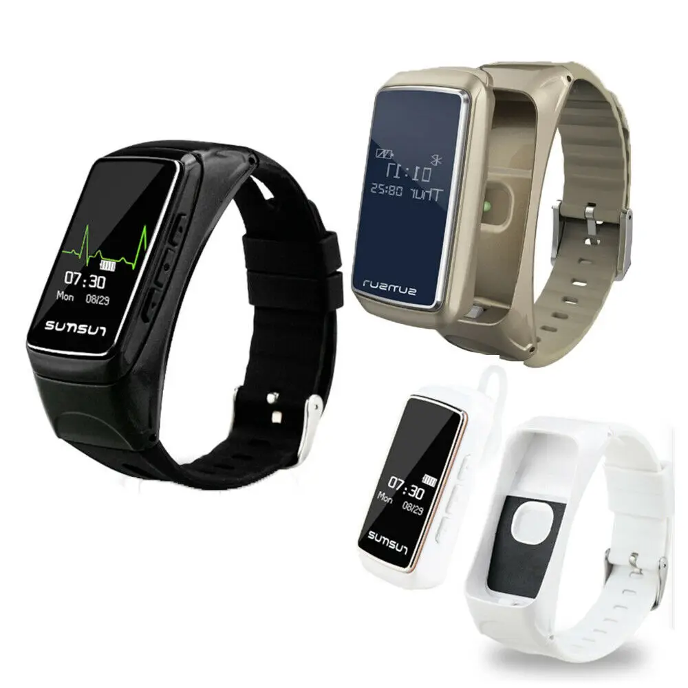 Смарт браслет B7 Bluetooth гарнитура спортивные браслеты пульсометр ответ на вызов Talk