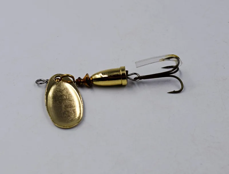 3шт./лот счетчик приманки размер рыболовные снасти вращающихся лопастей воблер