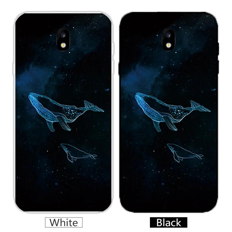 For Samsung Galaxy J7 2017 J730F (EU Version) Silicone TPU Heaven Phone Cases 5.5 inch for J730 Black Back Matte Cover |