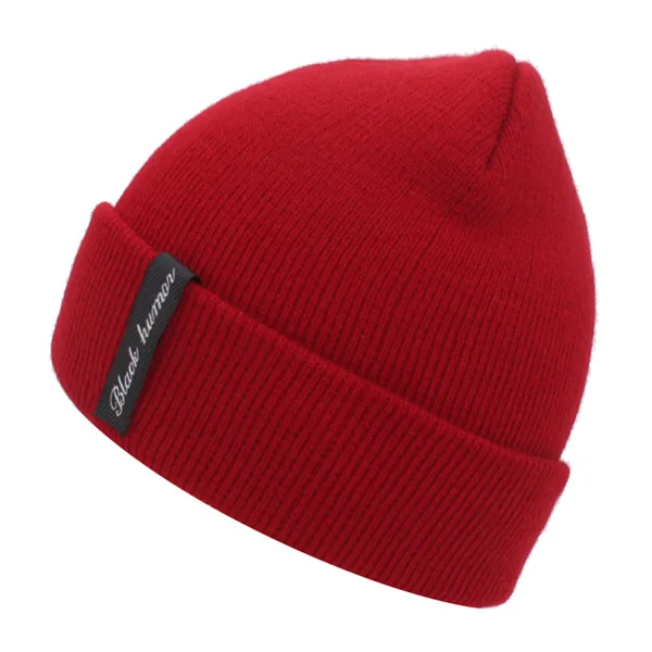 wine red YOUBOME зимняя вязаная шапка для женщин Skullies Beanies шапки для мужчин черные однотонные теплые мягкие Gorros Bonnet Женская шапочка зимняя шапка - Цвет: wine red