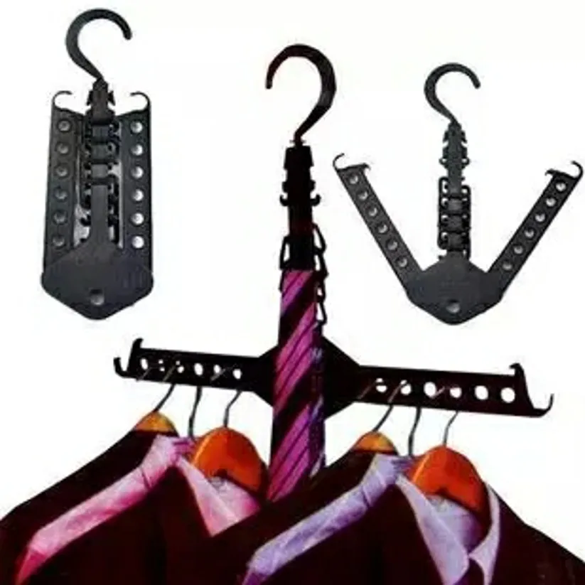 

Портативный дорожный складной вешалки пространство Сохранить Магия вешалка для одежды сложить держатель платяного шкафа многофункционал...