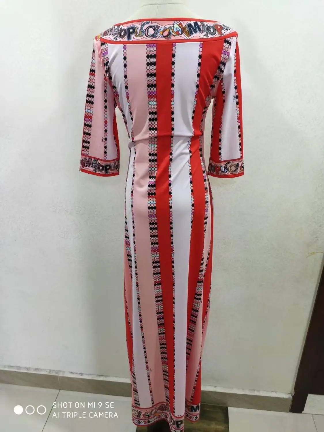 EFATZP новое женское Модное Длинное платье с коротким рукавом и геометрическим