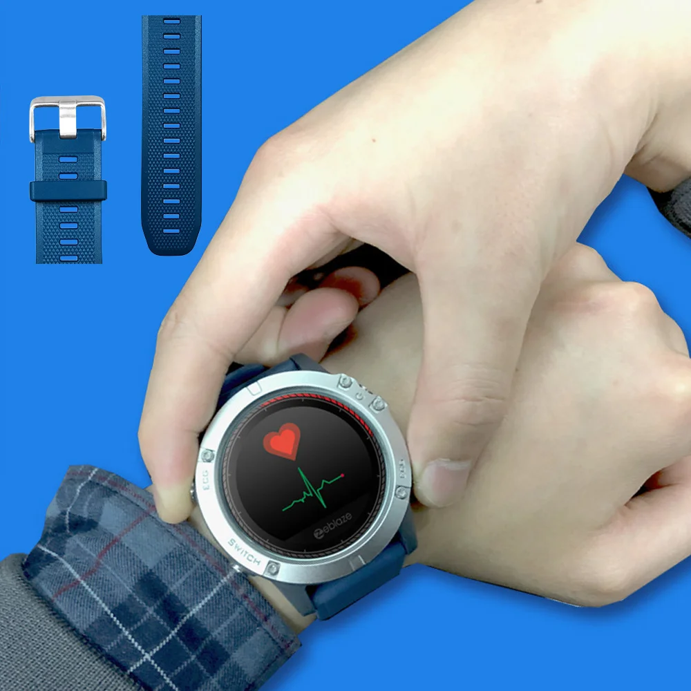 Замена ТПУ Смарт часы ремешок браслет для Zeblaze VIBE 3/VIBE 3 HR/VIBE ЭКГ | Электроника