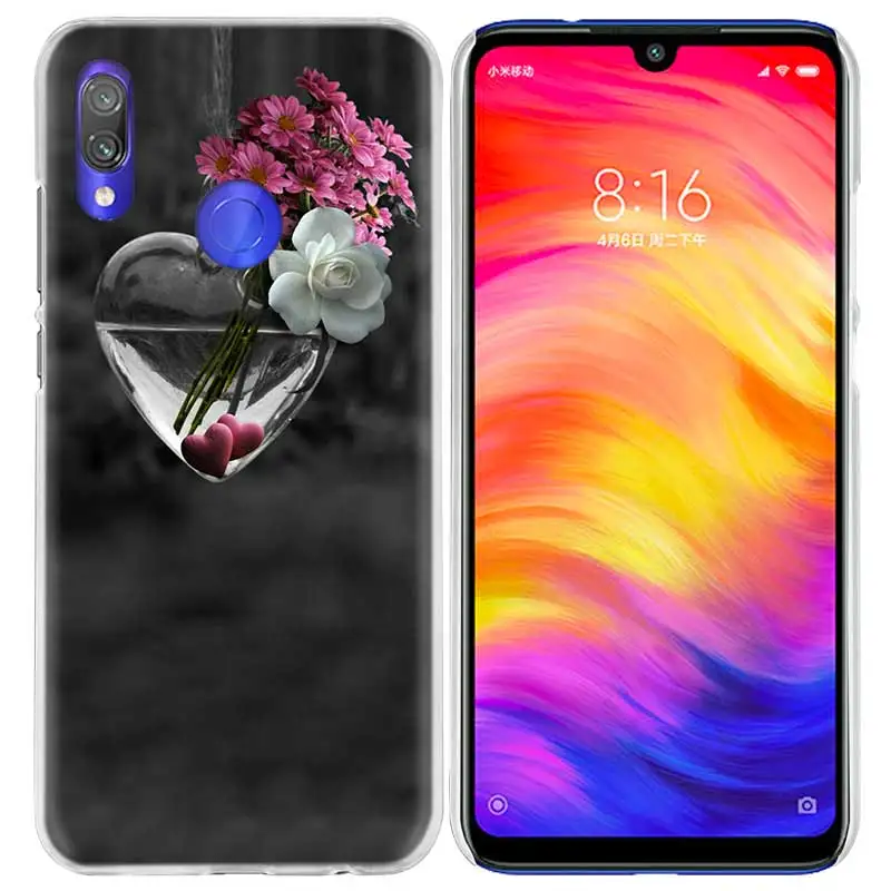 04 Чехол с красными бабочками и розами для Xiao mi Red mi Go Note 7 6 6A Pro S2 5 5A 4X mi A1 A2 9 mi x 3 5G 8 lite F1 жесткий чехол для телефона из ПК - Цвет: 04