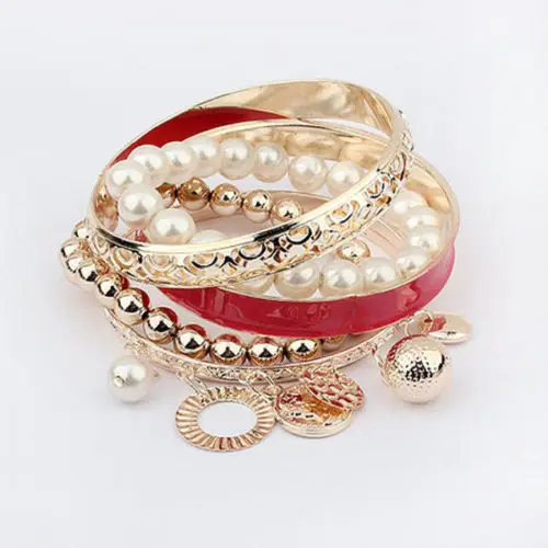 HOT Fashion Women Multi Style Wholesale Multilayer PARTY Ball Bracelet Bangle | Украшения и аксессуары
