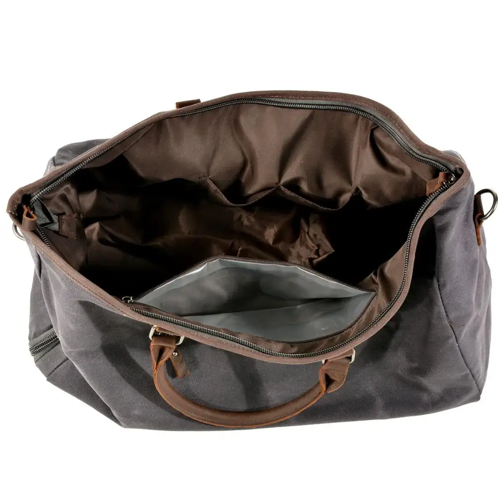 Мужская Дорожная сумка с обувью Compart Т-Вощеная парусина для ночного ношения