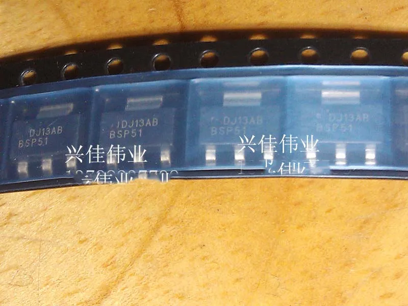 Бесплатная доставка 10 шт./лот BSP51 SOT223 SMD новый оригинальный транзистор|Регуляторы