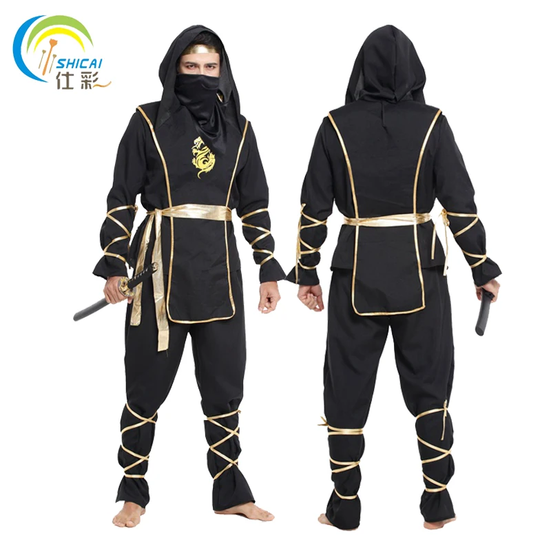 Костюм для косплея японского воина ниндзя костюм ролевых игр танцевальных