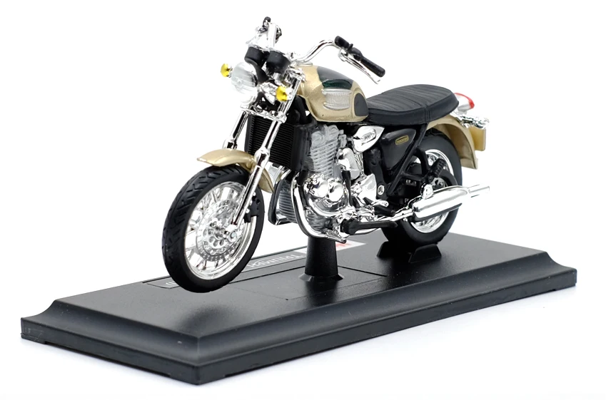 MAISTO 1:18 Марка Triumph Thunderbird Литая модель мотоцикла работоспособная игрушка для детей подарки коллекция игрушек