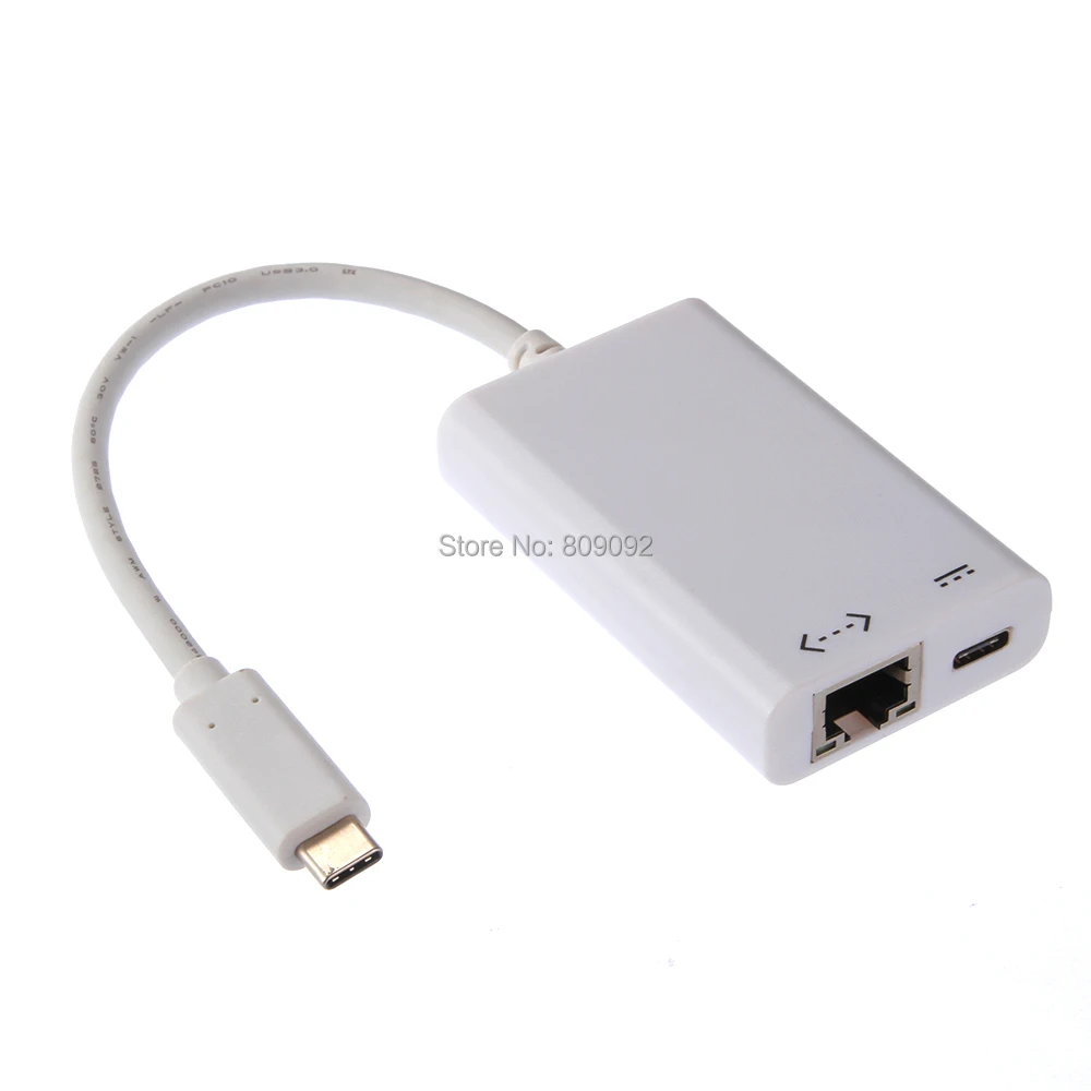 USB 3.1 Type-C к RJ45 Ethernet LAN с кабелем питания USB3.1 сетевая карта 3 1 Мбит/с для ПК ноутбука |