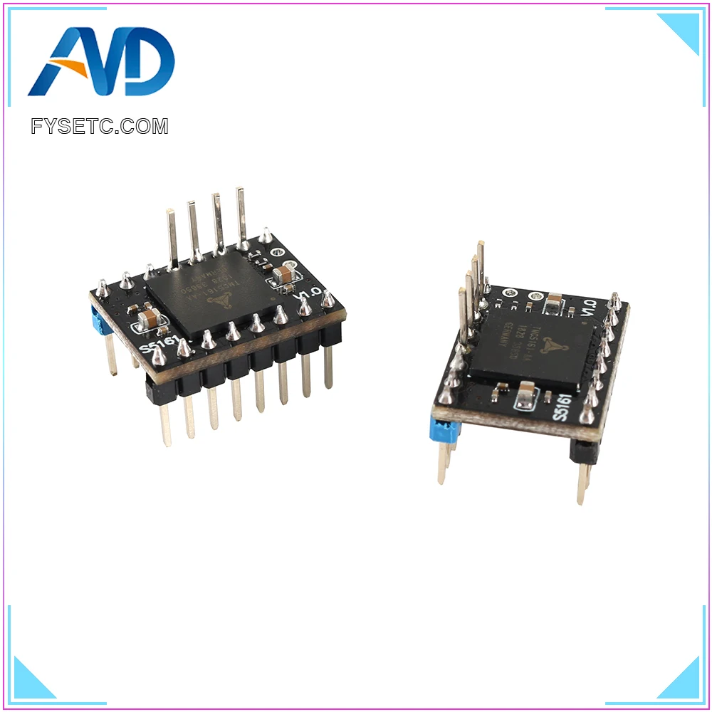 2 шт. TMC5161 V1.0 SPI Драйвер шагового двигателя Высокое Мощность 3.5A бесшумный драйвер