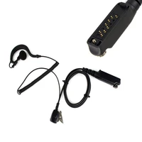 for sepura ptt mic g shape earpiece headset for sepura stp8000 walkie talkie ham radio hf transceiver handy headset