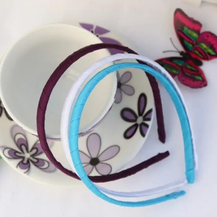 Бесплатная доставка Оптовая продажа 150 шт пластиковая обертка grosgrain лента обруч