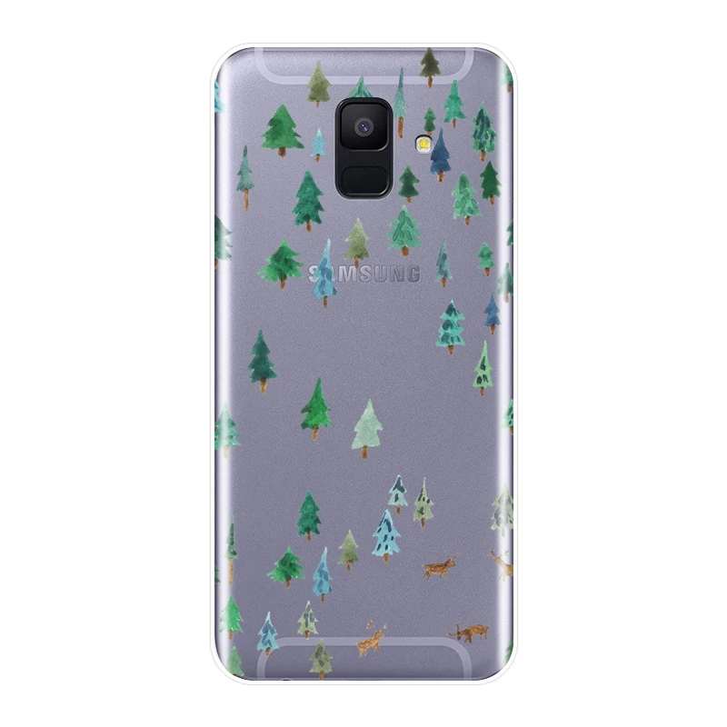 Мягкий силиконовый чехол для телефона Samsung Galaxy A3 A5 A7 2016 2017 чехол-накладка с оленем