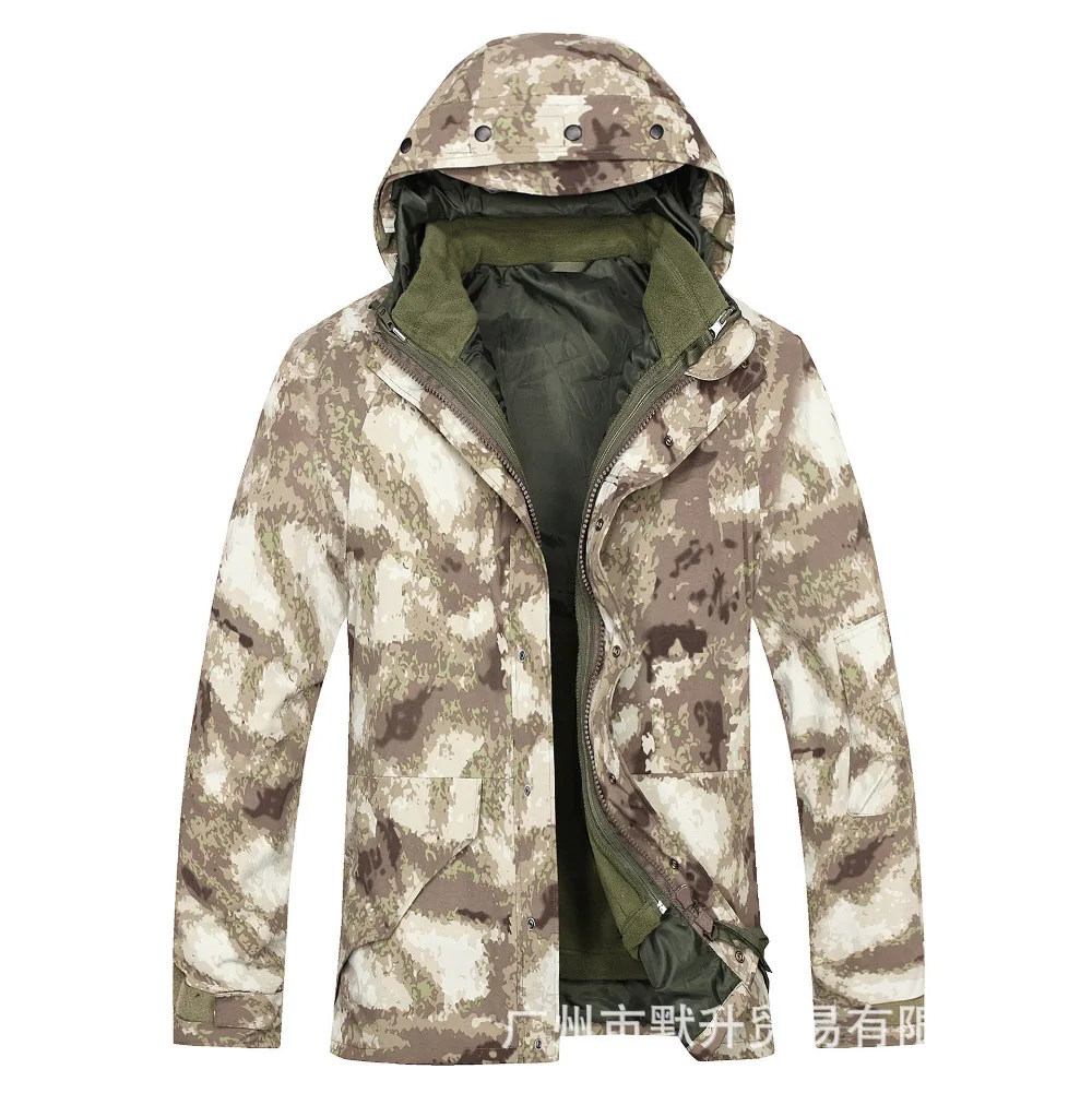 

military tactical waterproof jacket for men G8 jacket to keep warm waterproof coat shark piece leather