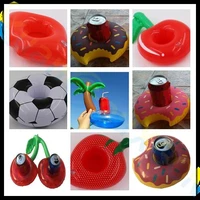 50pcs cherries inflatable drink holders floating toy pool party bath drinking cup seat boat child swimming inflatable float toy