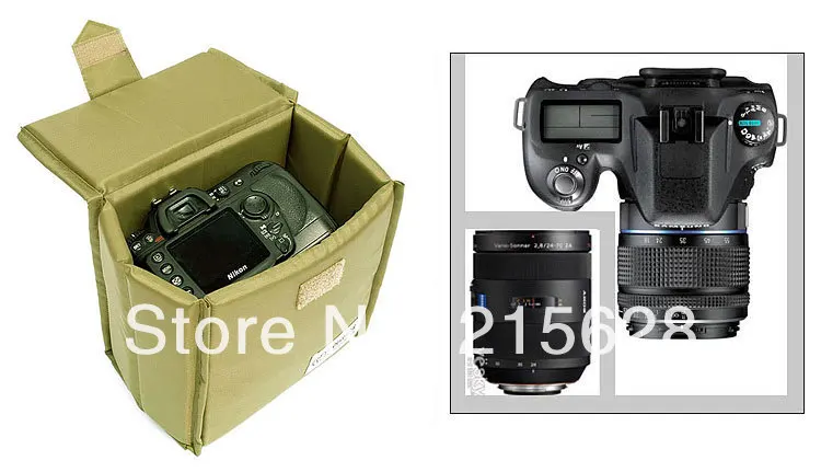 Профессиональный складной разделительный мягкий чехол накладка для DSLR камеры SLR