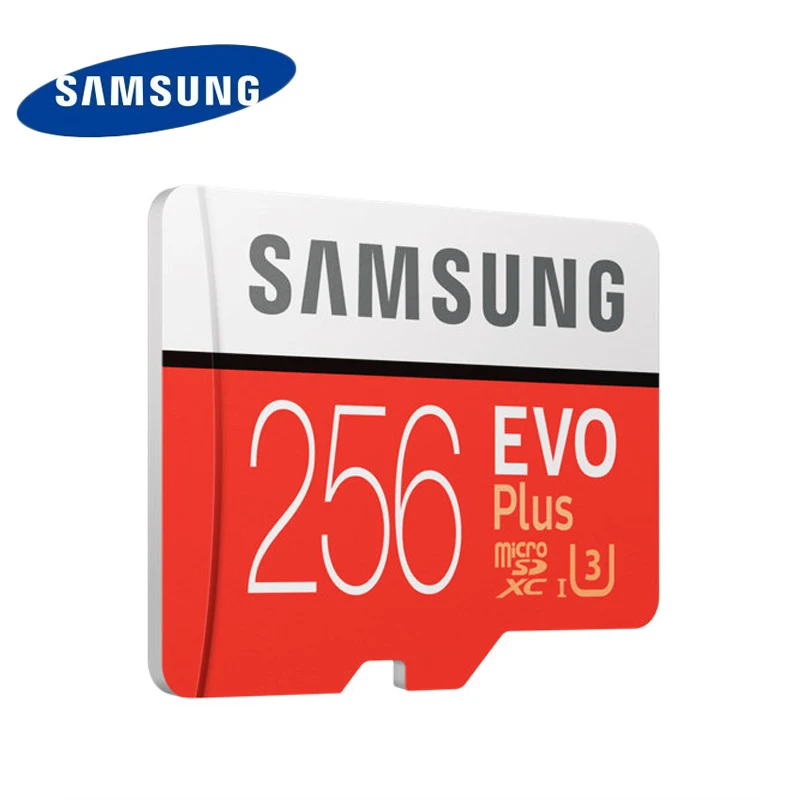 256GB U3 Оригинальная карта памяти SAMSUNG EVO Plus 64 Гб 128 ГБ 256 ГБ 512 ГБ SDXC U3 класс 10 Micro SD карты 32 Гб SDHC U1 транс флэш tf карта - Емкость: 256GB U3