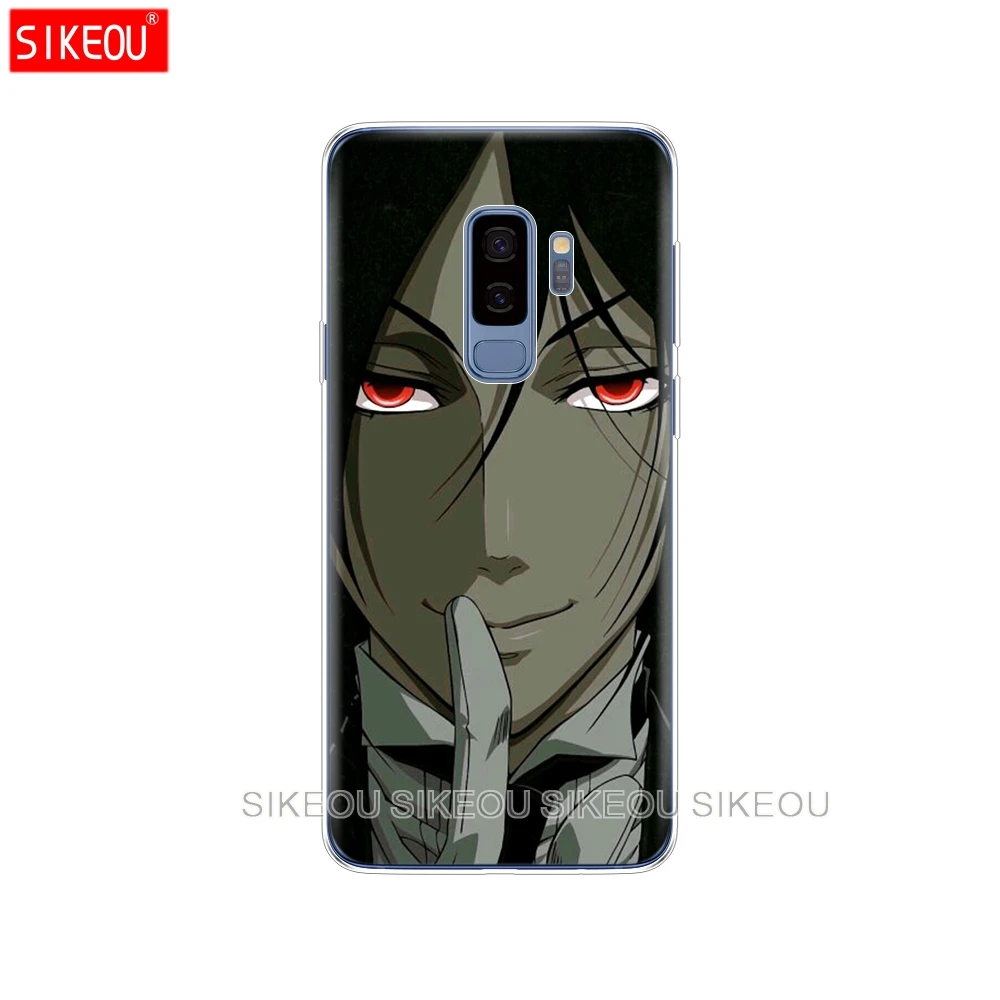 Силиконовый чехол для Samsung Galaxy S9 S8 S7 S6 edge S5 S4 S3 PLUS телефона японского аниме Black Butler