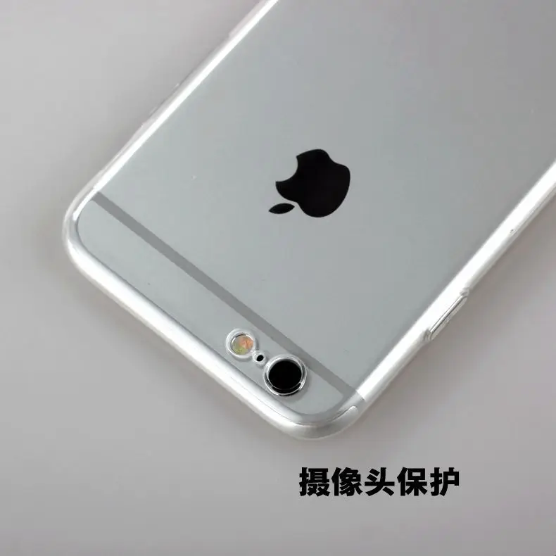 

Прозрачный чехол из ТПУ для iPhone 6, чехол для телефона дюйма, защита от падения, 500 шт.
