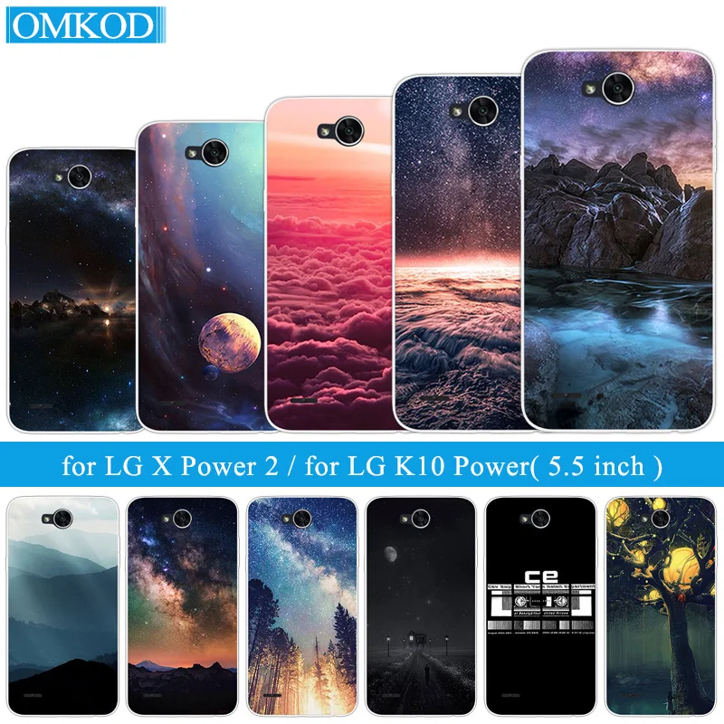 Чехол для LG X Power 2/K10 5 дюймов 2 задняя крышка из мягкого ТПУ Защитные Чехлы чехлы с