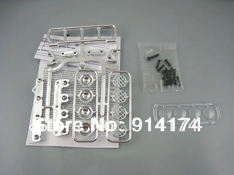 YUKALA 1/10 R/C автомобильные детали интенсифицирующие лампы/светильник для