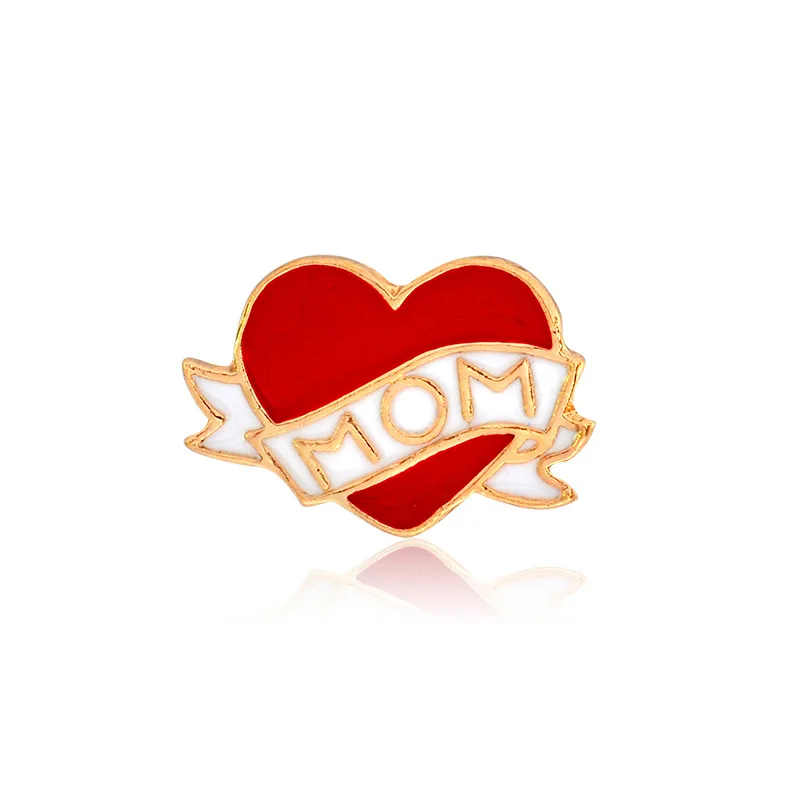 1 шт. розово красная Фотолюминесцентная металлическая брошь на рюкзак|badge badges|badge
