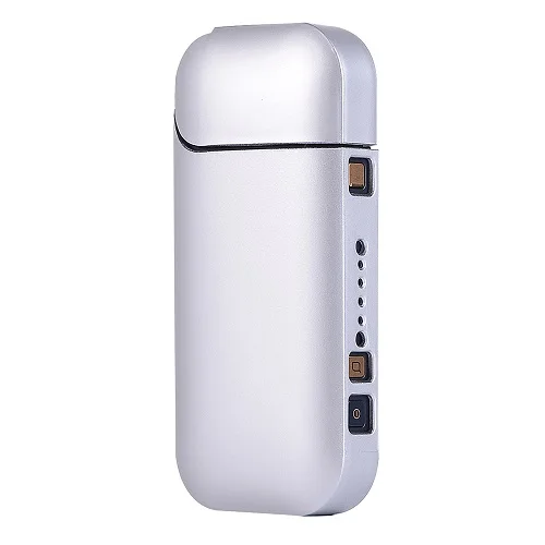 Silver Модный черный, красный, серебристый чехол из поликарбоната для IQOS 2,4 Plus II III электронная сигарета для IQOS полный защитный чехол - Цвет: Silver