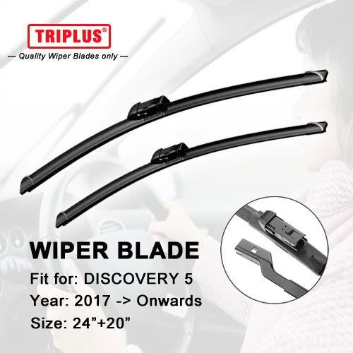 Wiper Blade for LAND ROVER DISCOVERY 5 (2017-Onwards) 1set 24&quot+20&quot Car Aero Beam Windscreen Frameless Soft Blades | Автомобили и