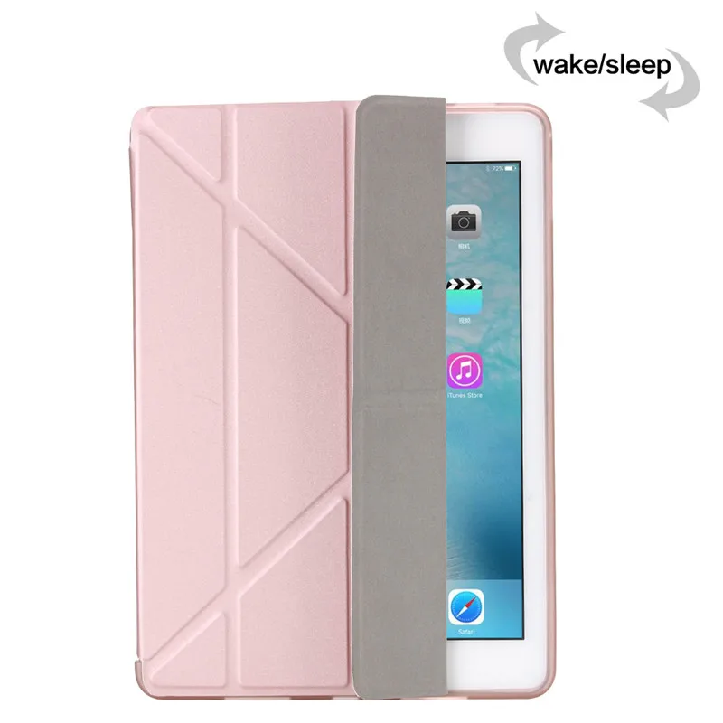 Для iPad Pro 9 7 случай ТПУ мягкой несколько раз Магнитная Smart Cover для Mini дюймов случае